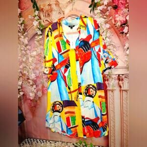 Ador NWT Abstract Print dress